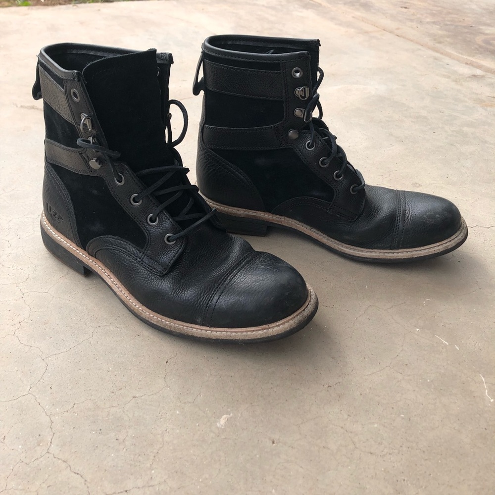 UGG | men’s black magnusson boot - Picture 2 of 5